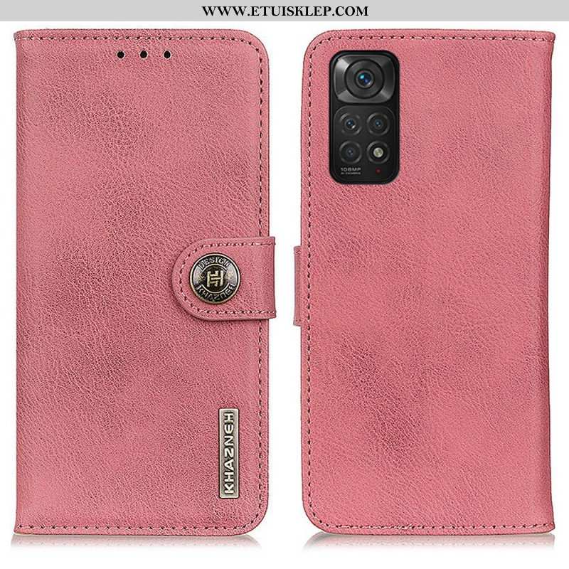 Etui Folio do Xiaomi Redmi Note 11 / 11S Imitacja Skóry Khazneh